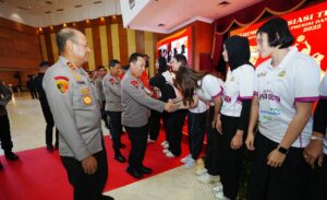 Hadiri Seremoni Apresiasi Tim Voli, Kapolri: Terus Bawa Harum Nama Institusi