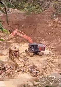 Penambangan Emas Tanpa Ijin PETI di Kecamatan Lingga Bayu Mandailing Natal makin marak