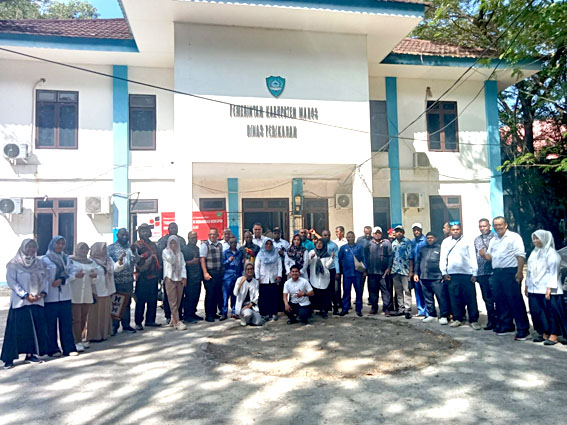Dinas Perikanan Kabupaten Maros Menerima Kunjungan Kerja DPRK Yalimo Provinsi Papua Pegunungan