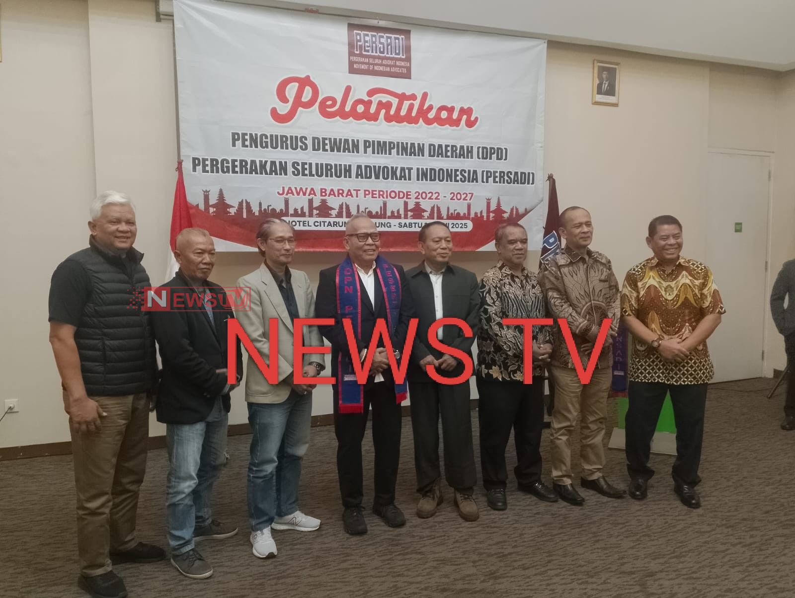 Agenda Pelantikan Dewan Pimpinan Daerah Jawab Barat (DPD) Pergerakan Advokat Seluruh Indonesia Cukup Meriah | NEWS TV Indonesia