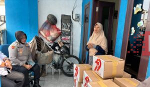 Hari Bhayangkara Ke 79, Polresta Tangerang Salurkan Bantuan Sosial di Yayasan Rumah Ceria Nusantara