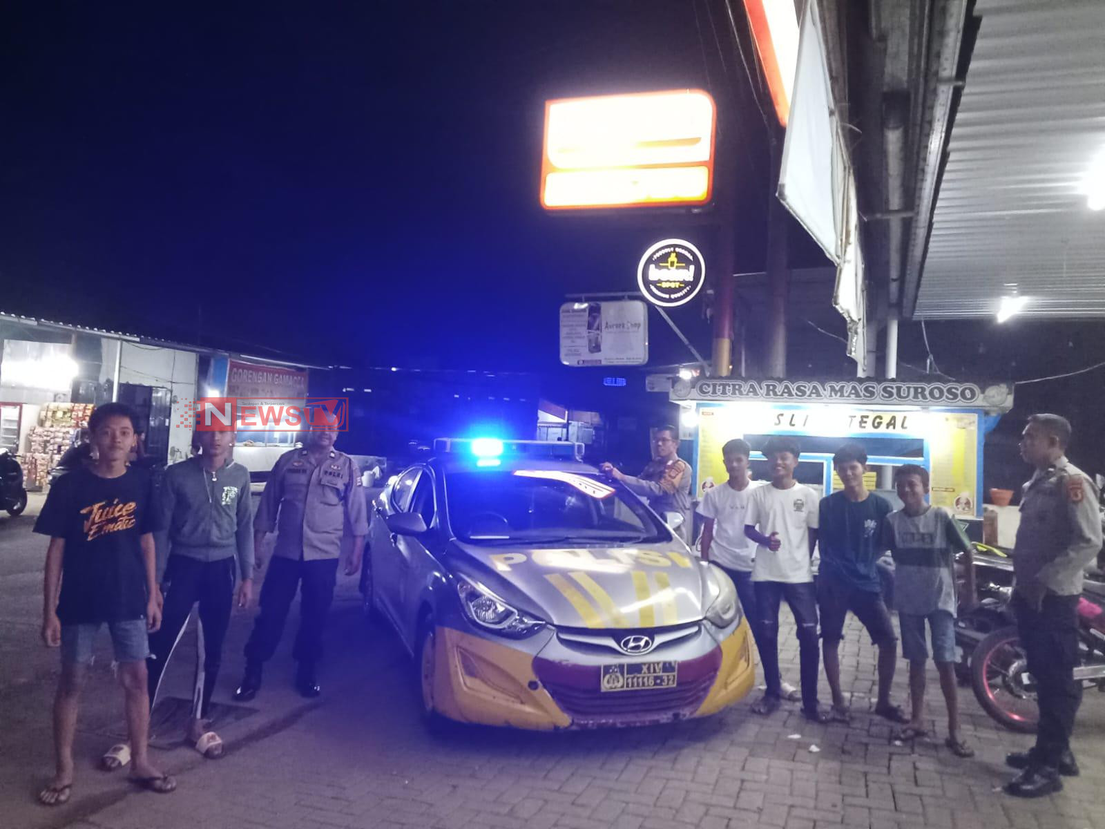 Polsek Polut Laksanakan KRYD, Pastikan Situasi Aman Sepanjang Malam | NEWS TV Indonesia