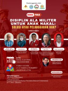 Pewarna Dan Fisboy Kcthen Gelar Acara Diskusi Publik Bertema Disiplin Anak Militer Untuk Anak Nakal Meriah Antusias