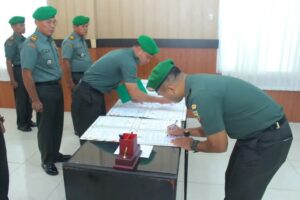 Kodim 0212/Tapsel gelar acara sertijab staf serta beberapa koramil
