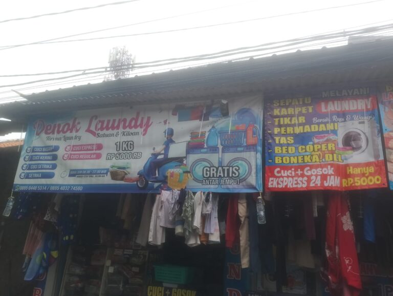 Diduga Oknum Pemilik Laundryan Denok Tidak Memiliki Perizinan Dan Meresahkan