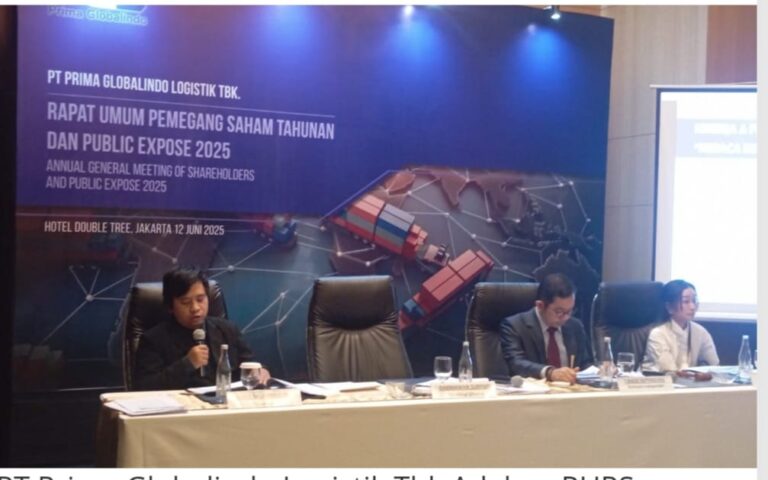 PT Prima Globalindo Logistik Tbk Adakan RUPS Tahunan dan Public Expose 2025