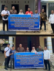 Kantor Pertanahan Padang Lawas Gelar Pemeriksaan Lapangan PTSL TA 2025 di Kecamatan Aek Nabara Barumun