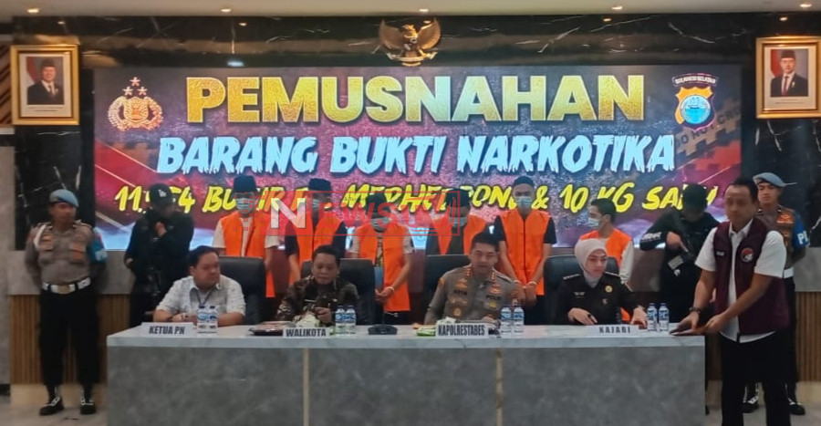 Satres Narkoba Polrestabes MAKASSAR, Musnahkan 11,554 butir Ekstasi dan Ganja 2 KG, Serta Shabu Seberat 10 KG | NEWS TV Indonesia