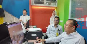 Staf Ahli Bidang Teknologi Informasi Tinjau Kantah Virtual Kota Tangerang: Benar-benar Digital Twin
