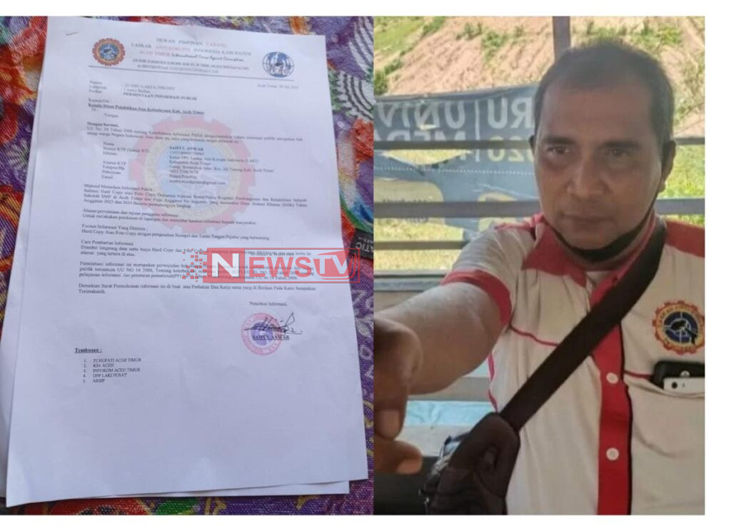 Ketua LAKI Aceh Timur : Dinas Pendidikan Mesti Dipimipin Oleh Pejabat Berkompeten. | NEWS TV Indonesia