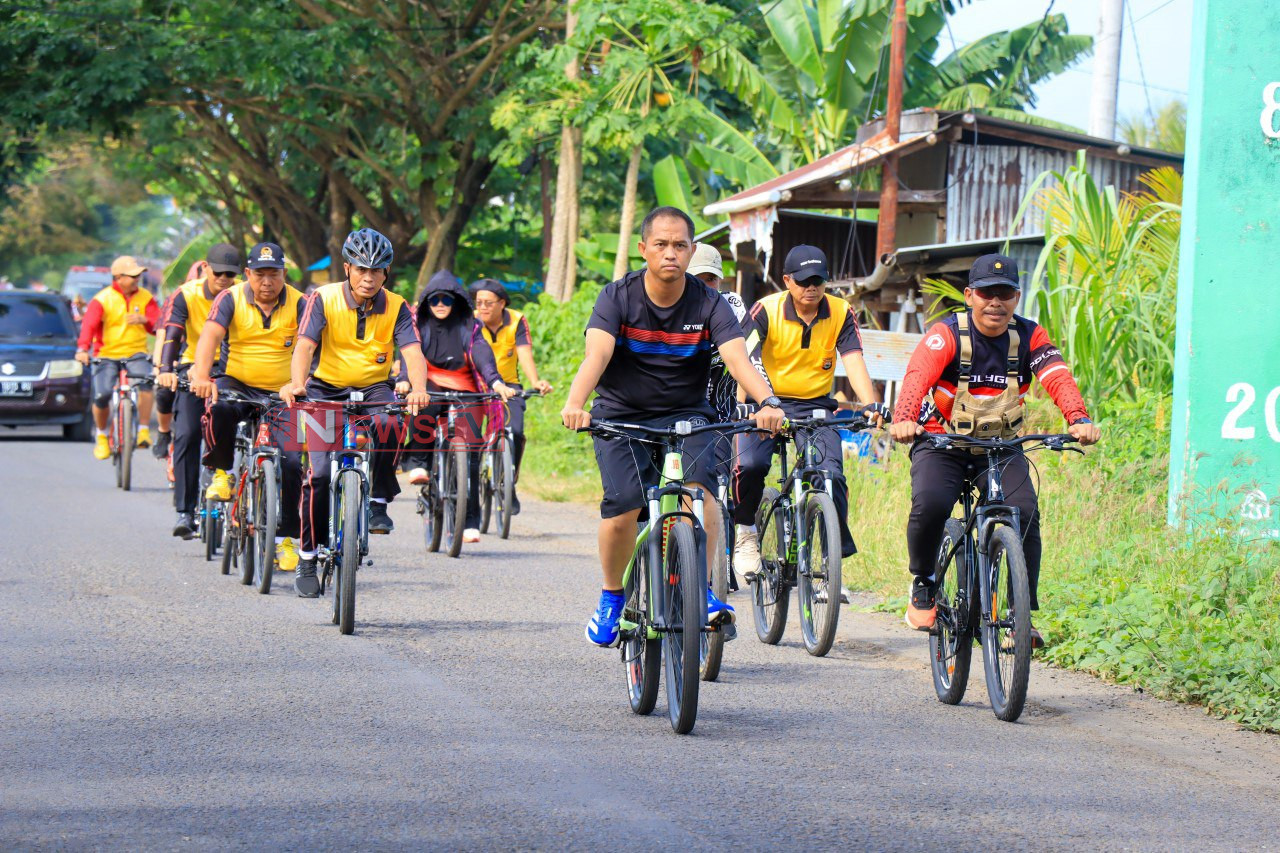 Semarak Jumat Sehat Polres Takalar: Gowes 15 KM, Sehat dan Solid Bersama | NEWS TV Indonesia