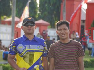 Bripka Aziz Ariawan Sukses Pimpin Perlombaan Roadrace Piala Kapolda Sulteng Seri 3 Morowali*