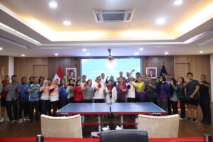 Turnamen Tenis Meja Semarakkan Peringatan Hari Pengayoman ke-80 di Kanwil Kemenkum DK Jakarta