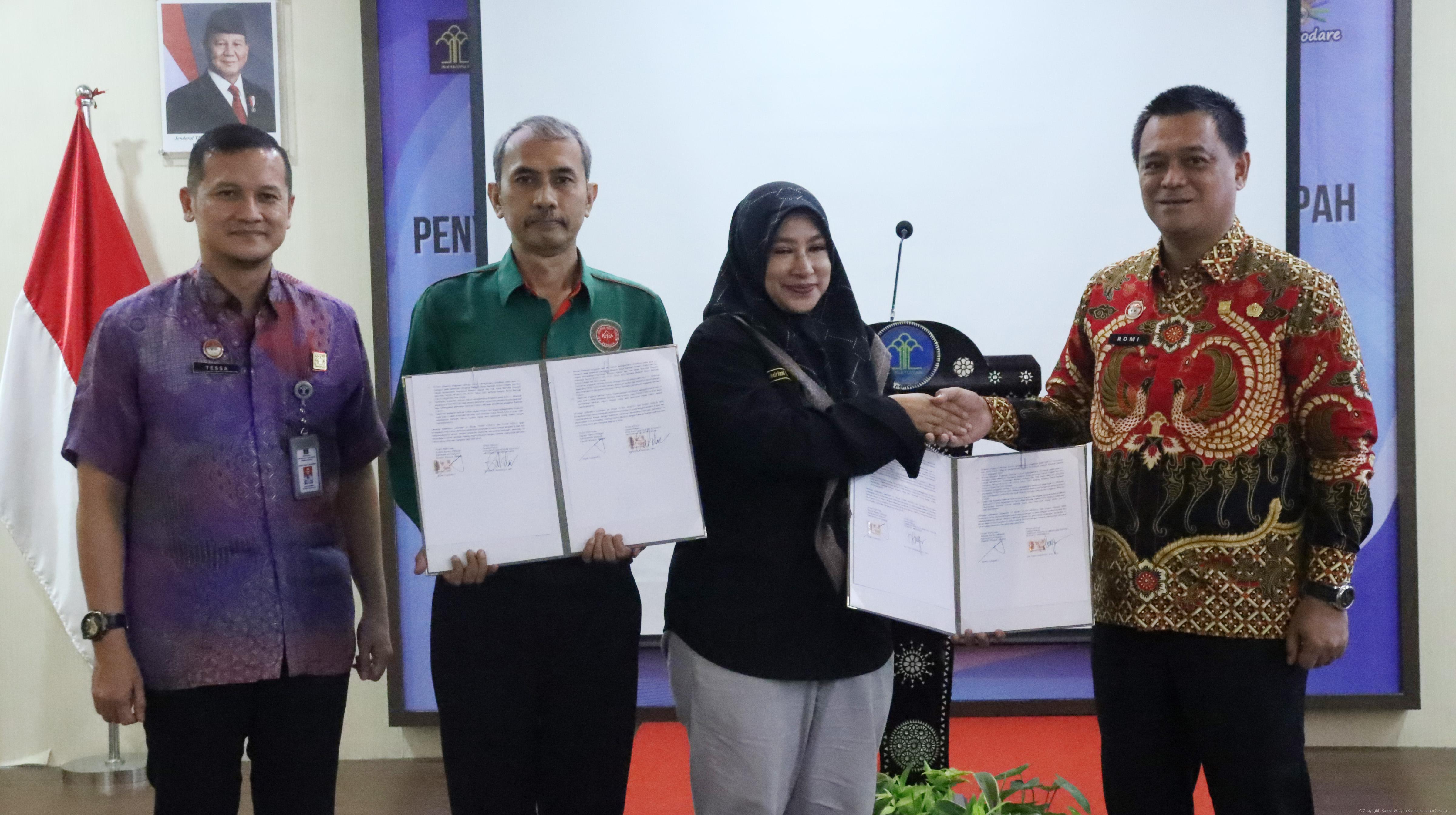 Kanwil Kemenkum DK Jakarta Pastikan Akses Keadilan Lewat Penandatanganan Kontrak Addendum Bantuan Hukum | NEWS TV Indonesia