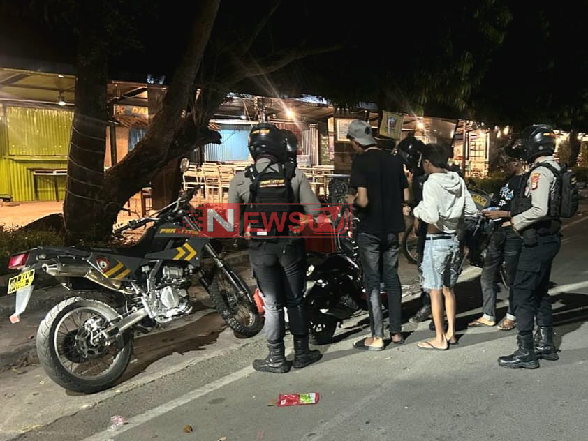 Polres Takalar Gelar Giat KRYD Patroli Blue Light, Cegah Gangguan Kamtibmas di Malam Hari | NEWS TV Indonesia