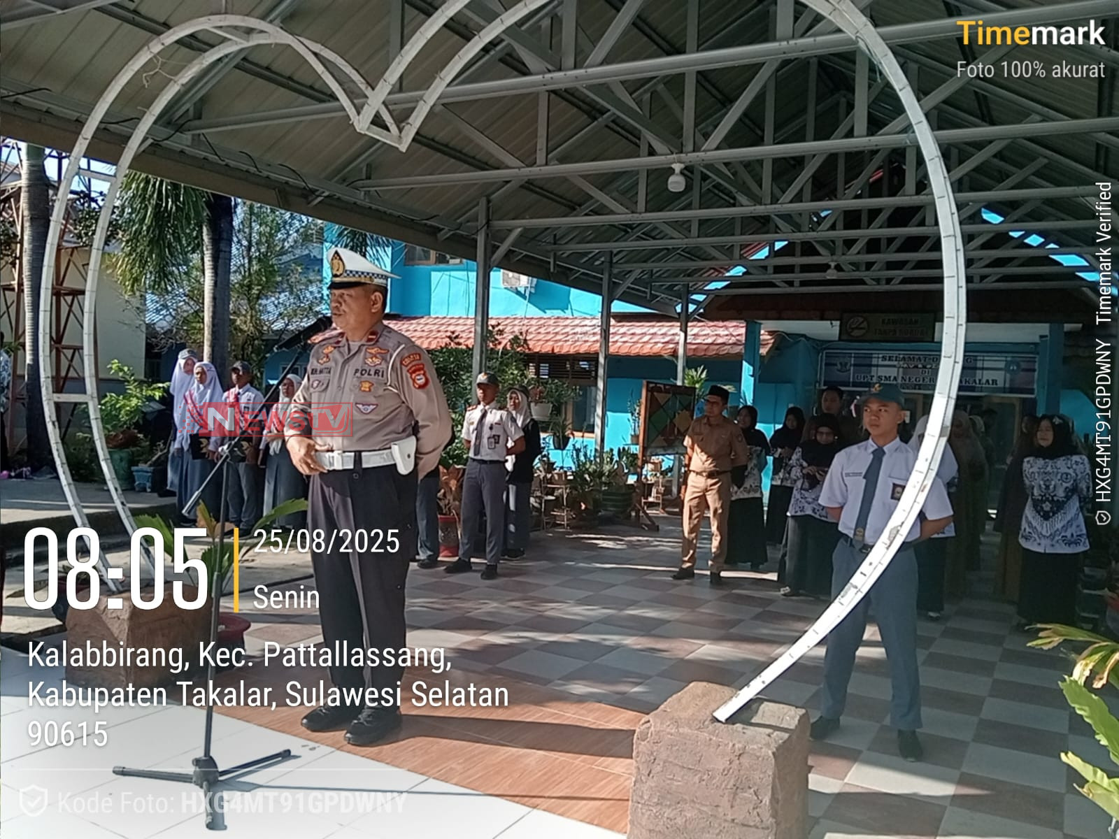 Polantas Takalar Sambangi Sekolah, Ajak Pelajar Jadi Generasi Tertib Berlalu Lintas | NEWS TV Indonesia