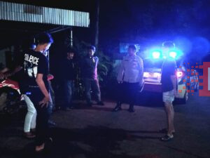 Giat KRYD, Polsek Polsel Gencar Patroli Blue Light di Titik Rawan Kamtibmas