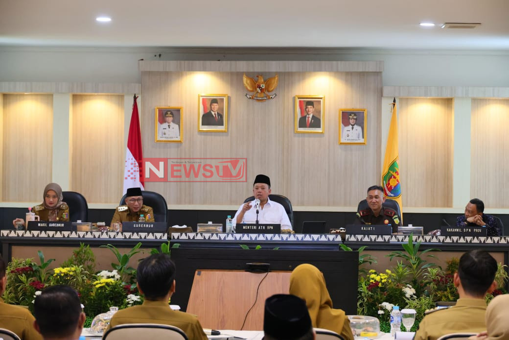 Dalam Rakor Bersama Kepala Daerah se-Lampung, Menteri Nusron Dorong Pemda Bebaskan BPHTB bagi Warga Kurang Mampu | NEWS TV Indonesia