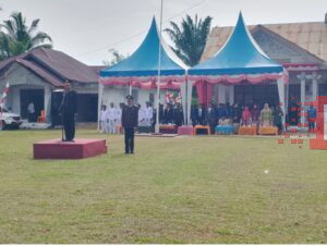 Upacara Bendera Hari Kemerdekaan HUT RI ke-80  di Kecamatan Peureulak Timur Berjalan Dengan Sukses dan Meriah