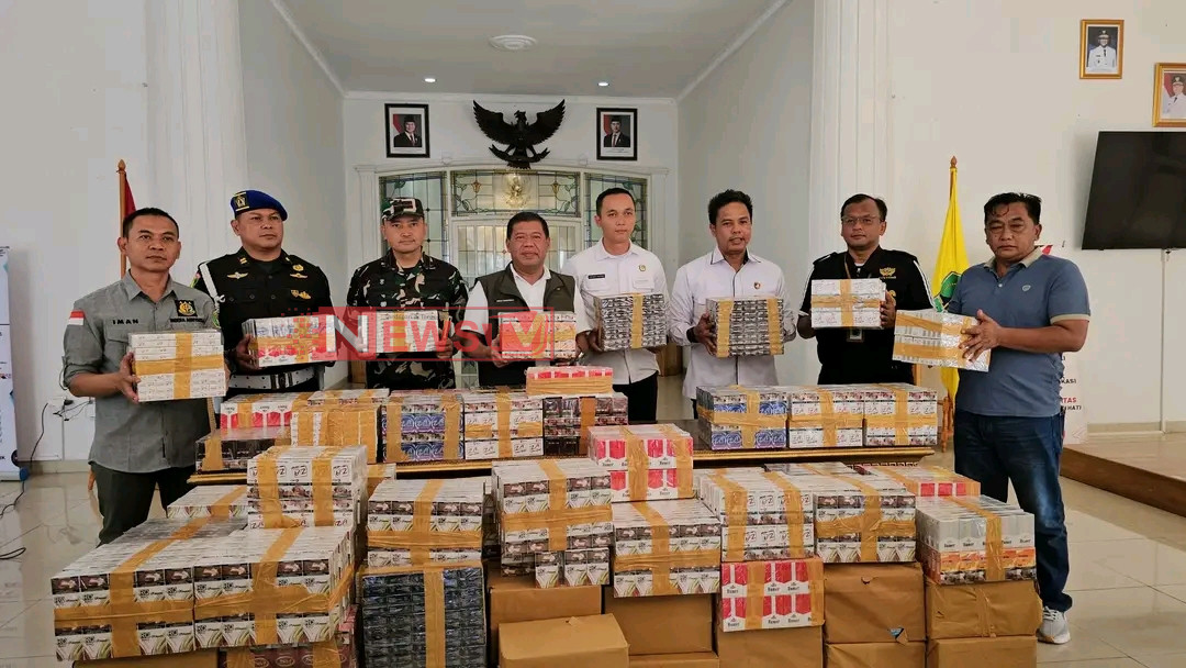 Pemkab Majalengka dan Satgas BKCHT Amankan Ribuan Rokok Ilegal | NEWS TV Indonesia