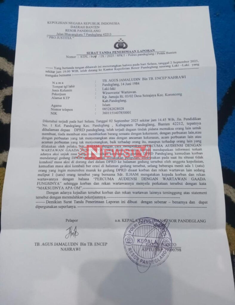 PERS :Kecam Tindakan Oknum Yang Mengatasnamakan Aktifis dan Meleceh Tugas Jurnalistik  | NEWS TV Indonesia