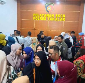 Pemohon SKCK Membludak, Polres Takalar Tambah Jam Layanan hingga Malam