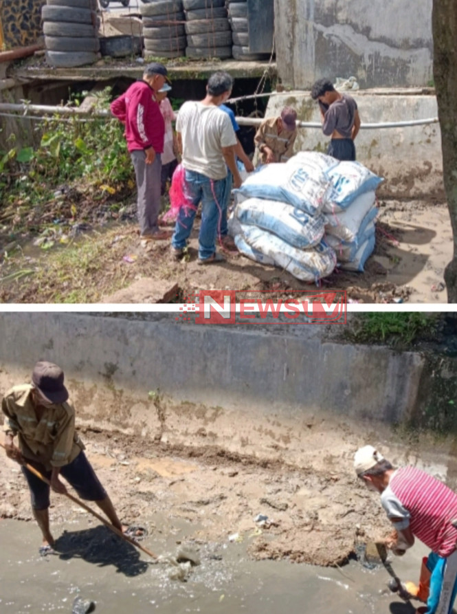 Pengorekan Aek Sitampa di Desa Janji Manaon: Langkah Strategis Antisipasi Banjir, Dipimpin Drs. H. Ihwan Nasution