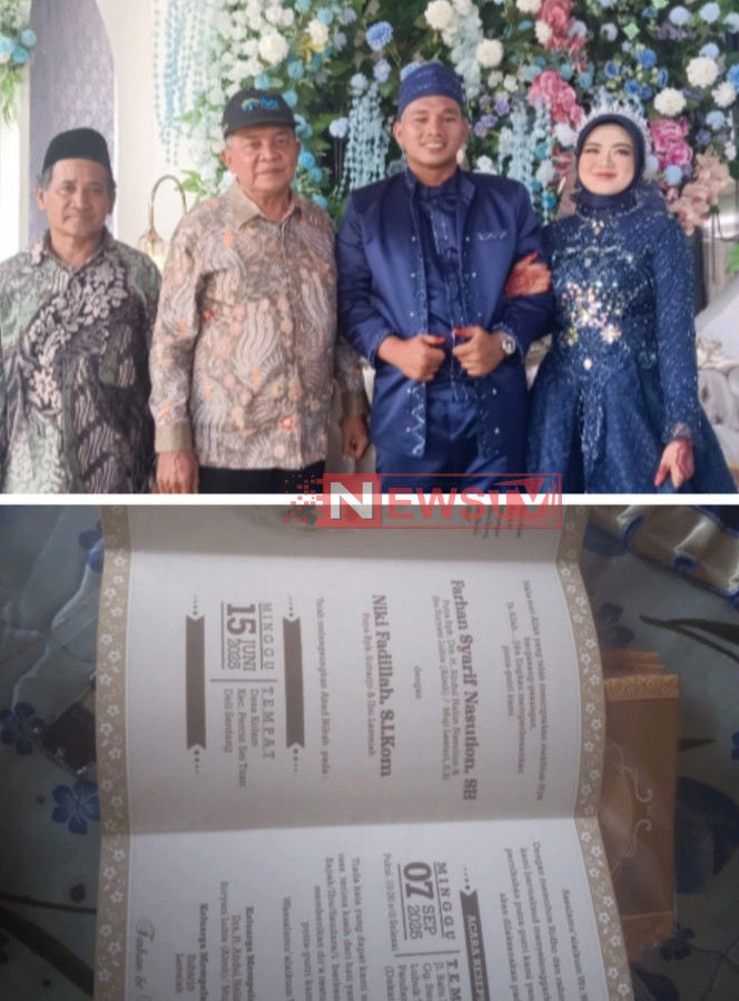 Politisi PKB Tapsel Ihwan Nasution Tunjukkan Politik Humanis di Pesta Pernikahan Warga