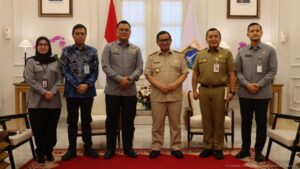 Audiensi Gubernur DKI bersama Kakanwil Kemenkum DKJ dan Kapus Bantuan Hukum BPHN mendorong 100% Pembentukan Posbankum Kelurahan di Provinsi Kota DKI Jakarta dan Kabupaten Kepulauan Seribu