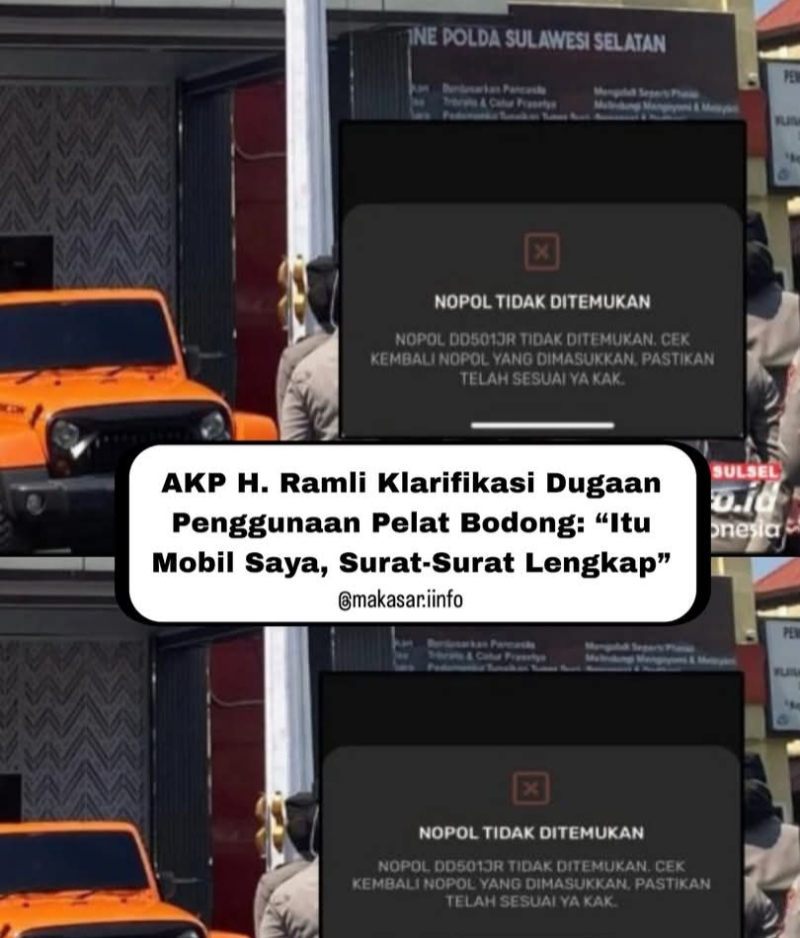 Viralnya Di Media Sosial Terkait Salah Satu Mobil Berplat Nomor Bodong Yang Terparkir Di Halaman Mako Polrestabes Makassar Pemiliknya Angkat Bicara. | NEWS TV Indonesia
