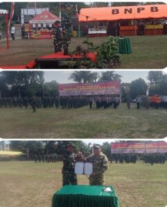 Upacara Pembukaan TNI Manunggal Membangun Desa (TMMD) ke-126 Tahun Anggaran 2025 Kodim 1426/Takalar Digelar di Lapangan Topejawa