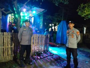 Polsek Sinjai Timur Amankan Hiburan Electone dalam Rangka Resepsi Pernikahan Warga