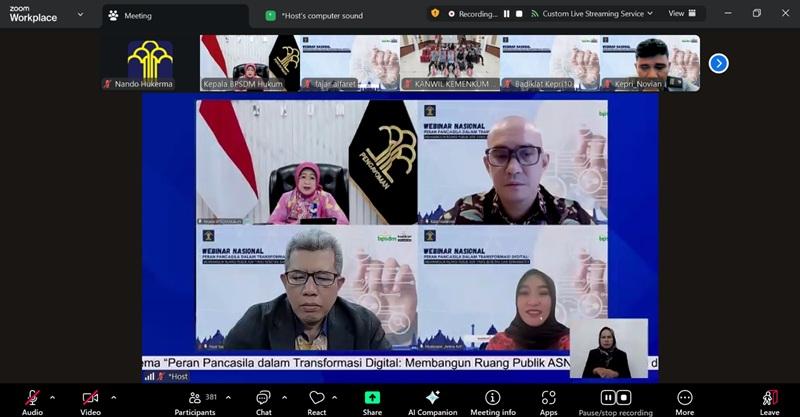 Pancasila Sebagai Fondasi dan Prinsip Kerja Kementerian Hukum | NEWS TV Indonesia