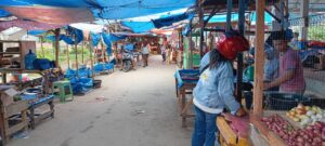 Sejumlah Pedagang Di Pasar Eks Bioskop Tapanuli Kelurahan Kayu Jati Mengeluh Pelanggan Selalu Sepi