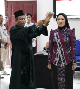 Wujudkan Kepastian Hukum, Kantah Padangsidimpuan Ambil Sumpah PPAT Fanni Damara Arif