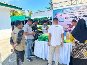 Kanit Tipidter Polres Sinjai Pantau Langsung Pelaksanaan Pasar Murah