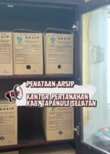 Kantor Pertanahan Kabupaten Tapanuli Selatan Perkuat Tata Kelola Arsip sebagai Fondasi Administrasi Modern dan Berintegritas