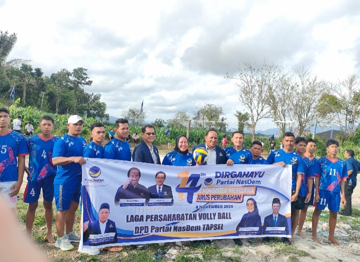 NasDem Tapsel di Bawah Maas Siagian: Dari Donor Darah hingga Voli, Semua untuk Rakyat