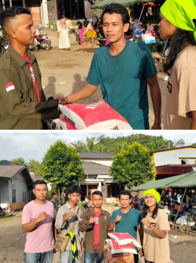 Bakornas LEPPAMI PB HMI dan LEPPAMI Padangsidimpuan – Tapanuli Selatan Salurkan Bantuan ke Garoga, Desak Status Bencana Nasional untuk Sumut