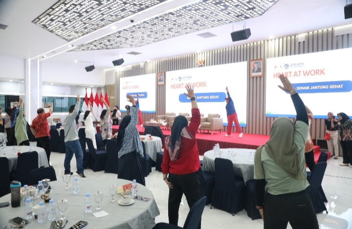 Sosialisasi dan Edukasi Kesehatan Jantung, Sekjen Kementerian ATR/BPN Ajak ASN Terapkan Pola Hidup Sehat | NEWS TV Indonesia