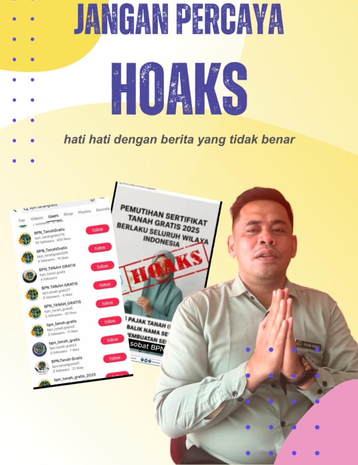 Kantor Pertanahan Padangsidimpuan Imbau Masyarakat Waspadai Hoaks Layanan Pertanahan | NEWS TV Indonesia
