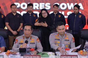 Press Conference Polres Gowa: Pelaku Kejahatan Anak Ditangkap Setelah Berulang Kali Beraksi