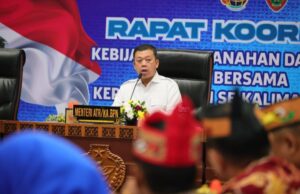 Menteri Nusron Imbau Pemda Kalteng Percepat Pemutakhiran Sertipikat Tanah untuk Cegah Tumpang Tindih