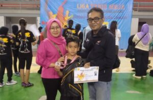 Ahda Briliant Harumkan Bandung Barat, Raih Juara II Liga Tenis Meja Anak Sekolah Jabar