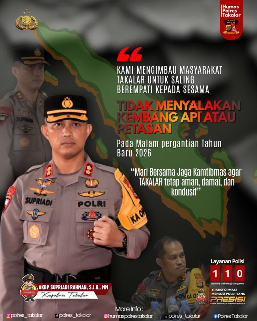 Jelang Pergantian Tahun 2026, Kapolres Takalar Ajak Warga Jaga Kamtibmas dan Tidak Nyalakan Petasan | NEWS TV Indonesia