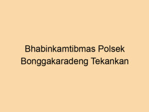 Bhabinkamtibmas Polsek Bonggakaradeng Tekankan Kewaspadaan Musim Hujan Saat Sambang Warga di Rano