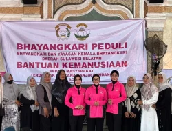 Bhayangkari Sulsel Salurkan Bantuan untuk Korban Bencana Hidrometeorologi di Pidie Jaya Aceh