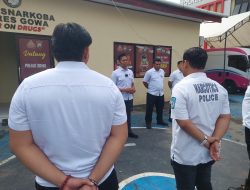 Pastikan Personel Bersih dari Narkoba, Satresnarkoba Polres Gowa Jalani Tes Urine