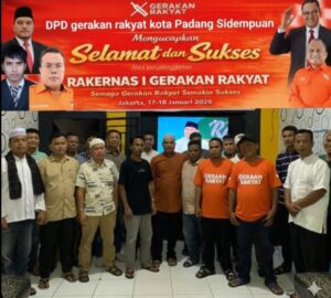 DPD Gerakan Rakyat Kota Padangsidimpuan Sambut dan Apresiasi Rakernas I di Jakarta