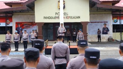 Kapolda Sulsel Beri Arahan Strategis Saat Apel Bersama Personel Polres Pangkep